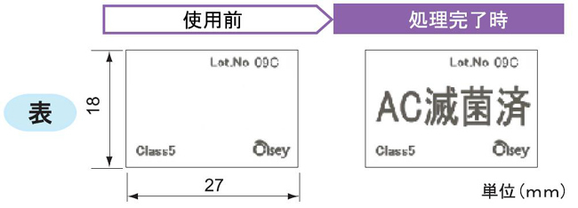 発色前後比較画像