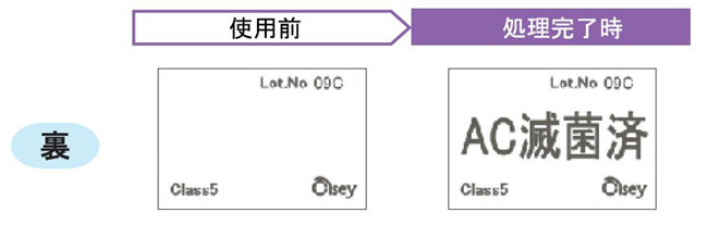 発色前後比較画像